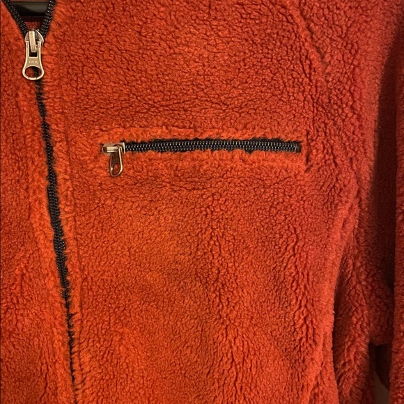 Lands' End Burnt Orange Zip Up - Picture 3 of 5